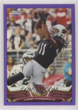2013 Topps Chrome - [Base] - Retail Purple Refractor #2 - Larry Fitzgerald /499