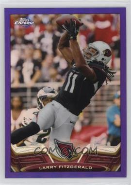 2013 Topps Chrome - [Base] - Retail Purple Refractor #2 - Larry Fitzgerald /499