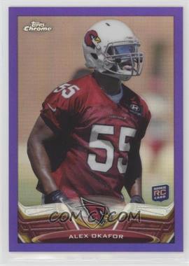 2013 Topps Chrome - [Base] - Retail Purple Refractor #211 - Alex Okafor /499