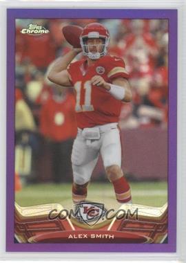 2013 Topps Chrome - [Base] - Retail Purple Refractor #22 - Alex Smith /499