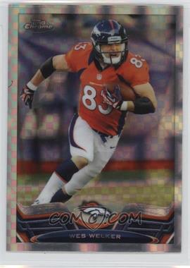 2013 Topps Chrome - [Base] - Retail X-Fractor #108 - Wes Welker