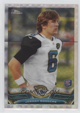 2013 Topps Chrome - [Base] - Retail X-Fractor #132 - Jordan Rodgers