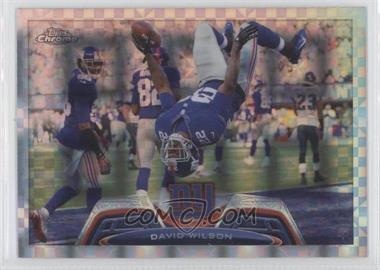 2013 Topps Chrome - [Base] - Retail X-Fractor #89 - David Wilson