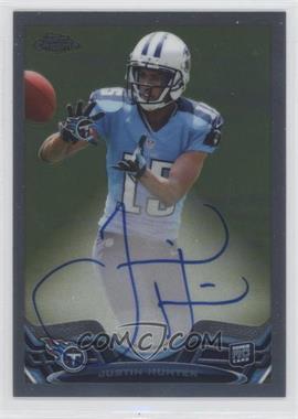 2013 Topps Chrome - [Base] - Rookie Autographs #18 - Justin Hunter /600