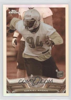 2013 Topps Chrome - [Base] - Sepia Refractor #17 - Ezekiel Ansah /99