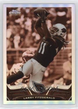 2013 Topps Chrome - [Base] - Sepia Refractor #2 - Larry Fitzgerald /99