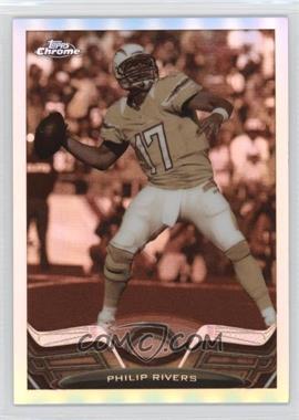 2013 Topps Chrome - [Base] - Sepia Refractor #84 - Philip Rivers /99