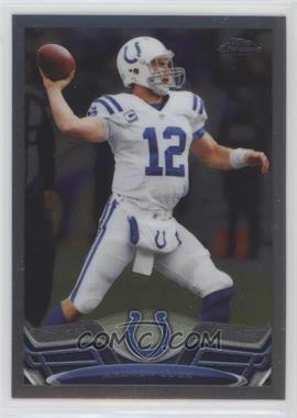 2013 Topps Chrome - [Base] #75.1 - Andrew Luck (Ball)