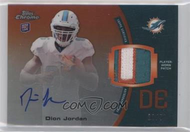 2013 Topps Chrome - Rookie Autograph Patches #RAP-DJ - Dion Jordan /50