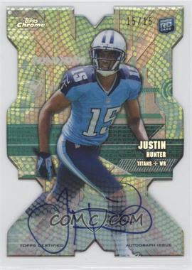 2013 Topps Chrome - Rookie Die-Cuts - Autographs #RDCA-JH - Justin Hunter /15