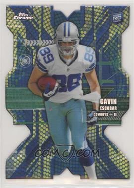 2013 Topps Chrome - Rookie Die-Cuts - Blue Refractor #RDC-GE - Gavin Escobar /50