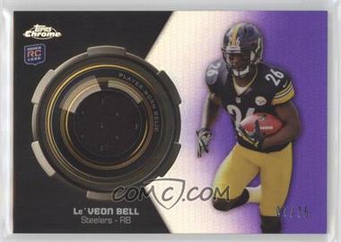 2013 Topps Chrome - Rookie Relics - Purple Refractor #RR-LB - Le'Veon Bell /75