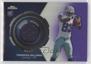 2013 Topps Chrome - Rookie Relics - Purple Refractor #RR-TWI - Terrance Williams /75