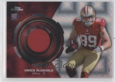 2013 Topps Chrome - Rookie Relics - X-Fractor #RR-VM - Vance McDonald /99