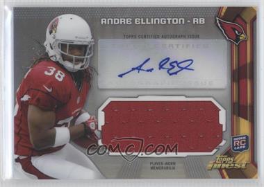 2013 Topps Finest - Autographed Jumbo Relic #AJR-AE - Andre Ellington