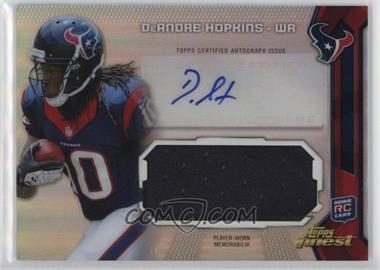 2013 Topps Finest - Autographed Jumbo Relic #AJR-DH - DeAndre Hopkins