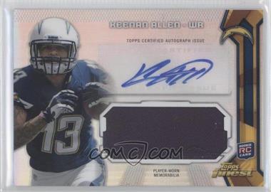 2013 Topps Finest - Autographed Jumbo Relic #AJR-KA - Keenan Allen