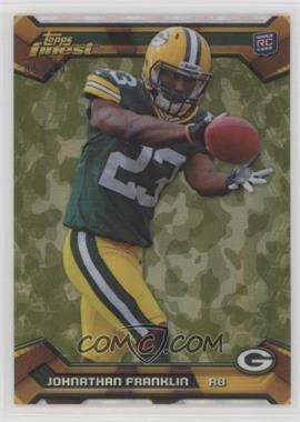 2013 Topps Finest - [Base] - Military Refractor #134 - Johnathan Franklin /10
