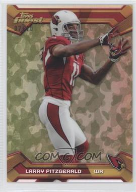 2013 Topps Finest - [Base] - Military Refractor #5 - Larry Fitzgerald /10
