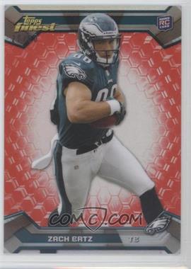 2013 Topps Finest - [Base] - Red Refractor #102 - Zach Ertz /50