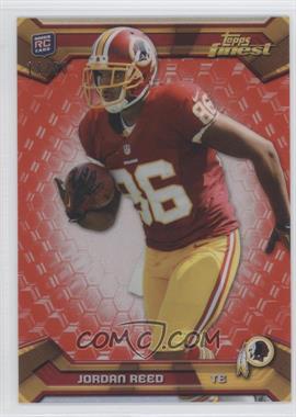 2013 Topps Finest - [Base] - Red Refractor #123 - Jordan Reed /50