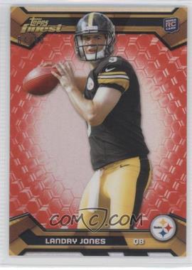 2013 Topps Finest - [Base] - Red Refractor #124 - Landry Jones /50