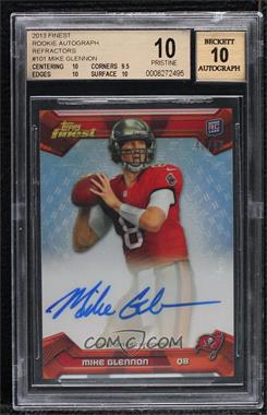 2013 Topps Finest - [Base] - Rookie Autograph Refractor #101 - Mike Glennon /50 [BGS 10 PRISTINE]