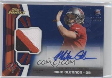 2013 Topps Finest - Rookie Autograph Patch - Blue Refractor #RAP-MG - Mike Glennon /99