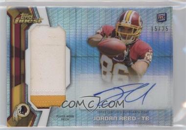 2013 Topps Finest - Rookie Autograph Patch - Prism Refractor #RAP-JRE - Jordan Reed /25