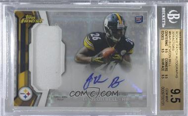 2013 Topps Finest - Rookie Autograph Patch - X-Fractor #RAP-LB - Le'Veon Bell /15 [BGS 9.5 GEM MINT]