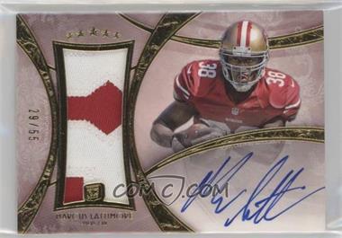 2013 Topps Five Star - [Base] - Jumbo Gold #133 - Rookie Patch Autograph - Marcus Lattimore /55