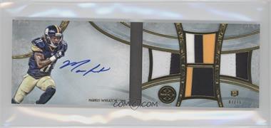 2013 Topps Five Star - Futures 4-Piece Autographed Book - Gold Patch #FSFA4-MW - Markus Wheaton /15