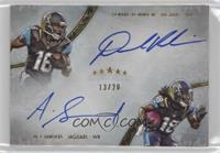 Denard Robinson, Ace Sanders #/20