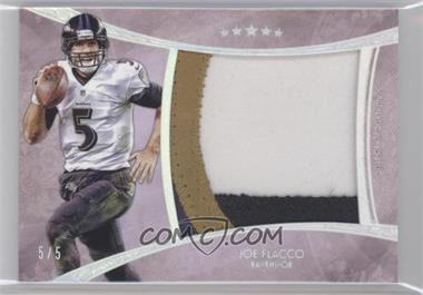 2013 Topps Five Star - Jumbo Jersey Relics - Rainbow Patch #FSJJR-JF - Joe Flacco /5 [Noted]