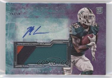 2013 Topps Inception - Autograph Jumbo Patch - Purple #IAJP-MGI - Mike Gillislee /50