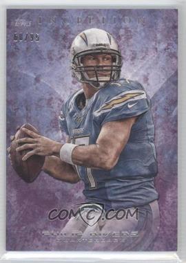 2013 Topps Inception - [Base] - Purple #55 - Philip Rivers /95