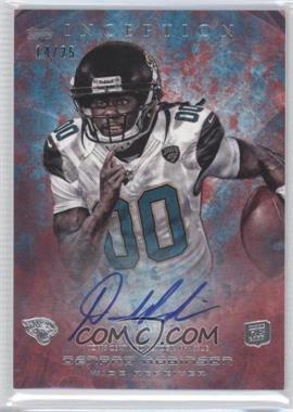 2013 Topps Inception - [Base] - Red #132 - Denard Robinson /25