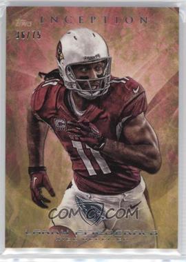 2013 Topps Inception - [Base] - Yellow #27 - Larry Fitzgerald /75