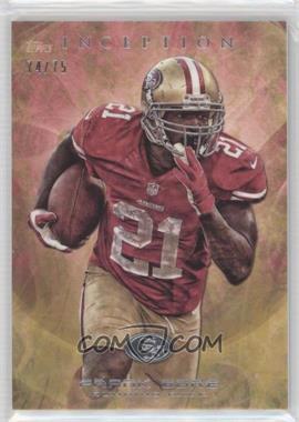 2013 Topps Inception - [Base] - Yellow #28 - Frank Gore /75