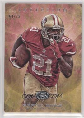 2013 Topps Inception - [Base] - Yellow #28 - Frank Gore /75