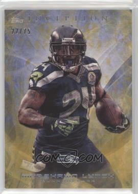 2013 Topps Inception - [Base] - Yellow #78 - Marshawn Lynch /75 [EX to NM]
