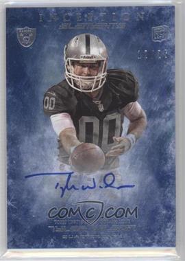 2013 Topps Inception - Elements Autographs - Blue #IEA-TWI - Tyler Wilson /25