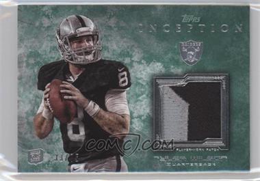 2013 Topps Inception - Rookie Patch Relics - Green #RP-TW - Tyler Wilson /75