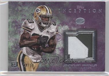 2013 Topps Inception - Rookie Patch Relics - Purple #RP-JF - Johnathan Franklin /50