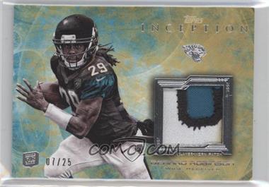 2013 Topps Inception - Rookie Patch Relics - Yellow #RP-DRO - Denard Robinson /25
