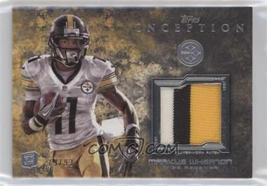 2013 Topps Inception - Rookie Patch Relics #RP-MW - Markus Wheaton /93