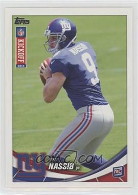 2013 Topps Kickoff - [Base] #30 - Ryan Nassib