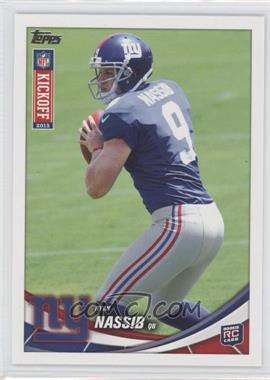 2013 Topps Kickoff - [Base] #30 - Ryan Nassib