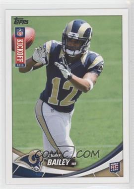 2013 Topps Kickoff - [Base] #38 - Stedman Bailey