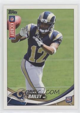 2013 Topps Kickoff - [Base] #38 - Stedman Bailey [EX to NM]